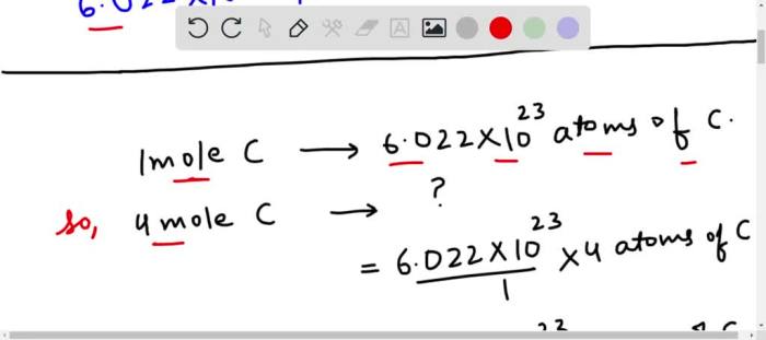 Atoms x10 contains mole