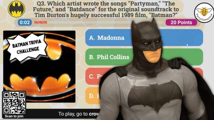 Batman trivia questions and answers