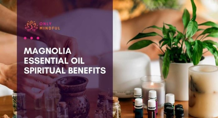 Magnolia essential oil spiritual benefits