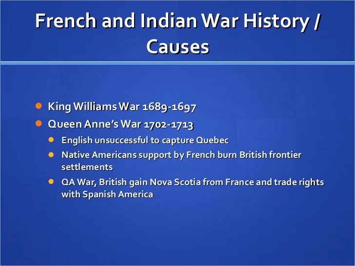 Apush french and indian war