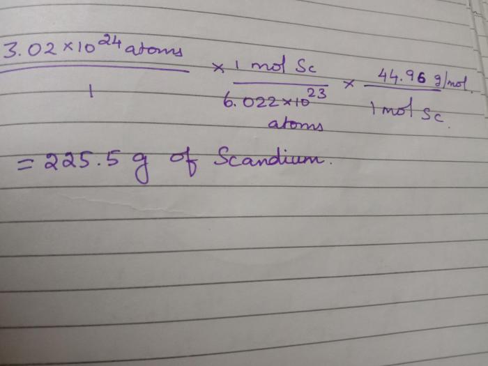 How many atoms are in 195 g of calcium