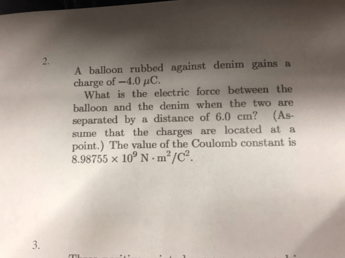 A balloon rubbed against denim gains