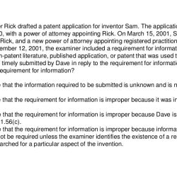 Patent bar exam practice questions