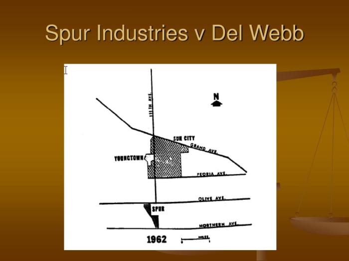 Spur industries v. del webb