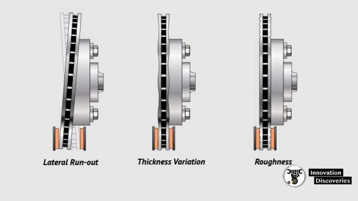 The direct cause of brake pedal pulsation is